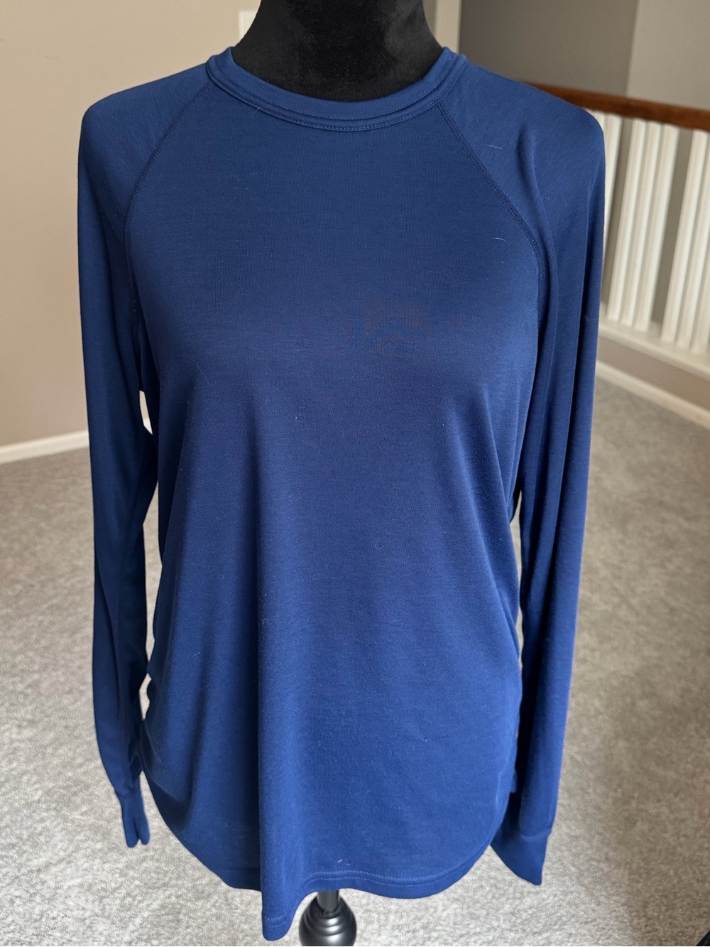 Patagonia Women's Capilene Midweight Crewneck Navy Blue XL
